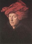 EYCK, Jan van Man in a Turban ds France oil painting reproduction